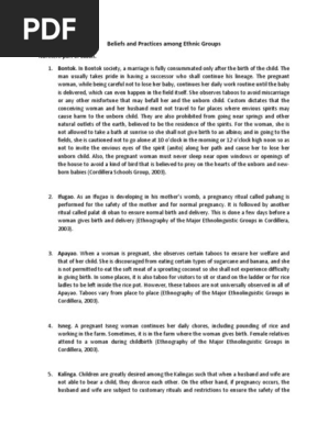 Beliefs and Practices
