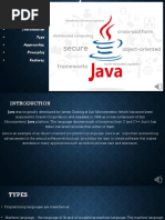 Contents:-: - Type - Approaches - Principles - Features