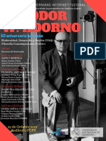 Theodor W. Adorno: 50 Aniversario Luctuoso