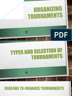 Types of Tournament, PDF, Tournament