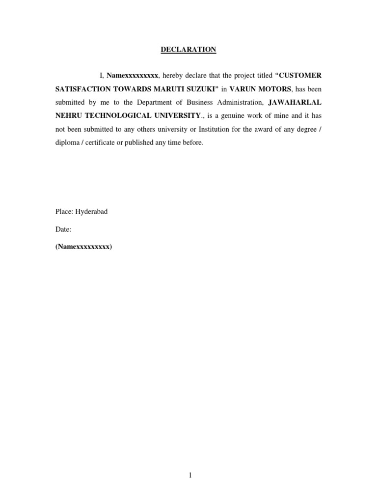 Customer Satisfaction Toward Maruti Suzuki | Download Free PDF | Car ...