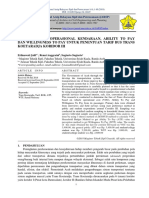 Analisis Biaya Operasional Kendaraan, Ability To Pay Dan Willingness To Pay Untuk Penentuan Tarif Bus Trans Koetaradja Koridor Iii