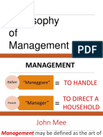 Philosophy of Management