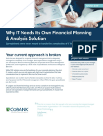 Why IT Needs Its Own Financial Planning & Analysis Solution: Your Current Approach Is Broken