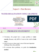 Mini Project I - First Review: Water Desalination Using Graphene