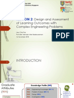 Session 2:: Design and Assessment of Learning Outcomes With Complex Engineering Problems