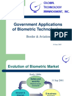 Government Applications of Biometric Technologies: Border & Aviation Security