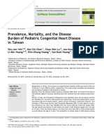 Prevalence, Mortality, and The Disease Burden of Pediatric Congenital Heart Disease in Taiwan