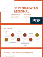 Konsep Pendapatan Regional