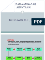 1 - Persamaan Dasar Akuntansi