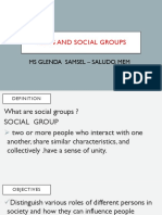 TEENS SOCIAL GROUPS