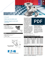 Eaton Y Strainer Model 85 Technical Information US PDF