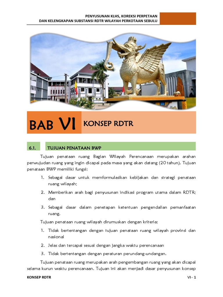 KLHS dan RDTR Kawasan Perkotaan Sebulu | PDF