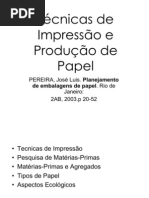 Produção de Papel
