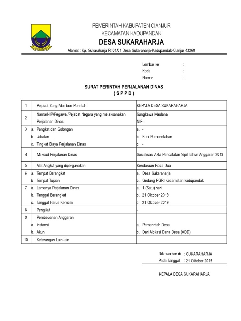 Sppd Kecamatan 3