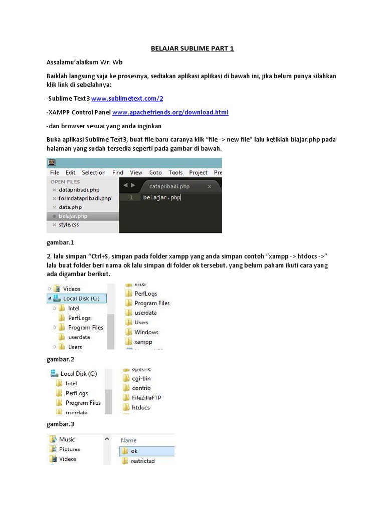 Belajar Sublime Part 1 Pdf
