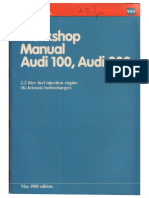Audi 100, 200 Workshop Manual