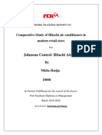 Johnsons Control-Hitachi Air Conditioning: Comparative Study of Hitachi Air Conditioners in Modern Retail Store