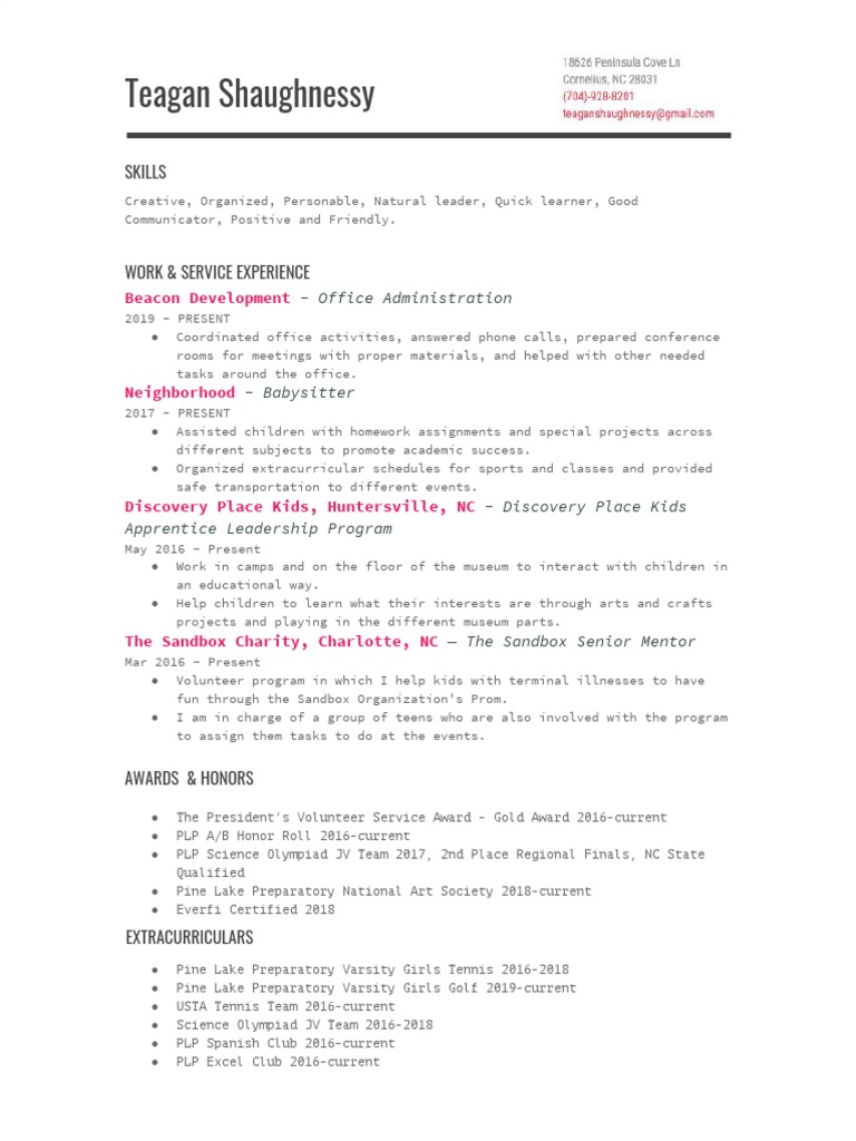 Ts Resume 1 | PDF | Career & Growth