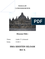 Makalah Candi Borobudur