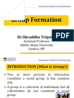 Group Formation: DR - Shraddha Tripathi