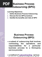 Business Process Outsourcing (BPO)