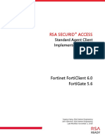 Fortinet FortiClient 6 FortiGate 5.6 RSA SecurID Access Client