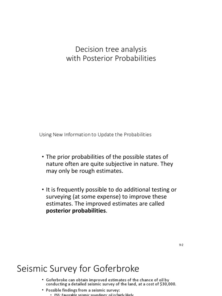 2019 - Decision Tree Analysis With Posterior Probabilities | Download ...