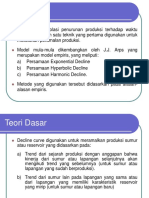 Teori Dasar Decline Curve