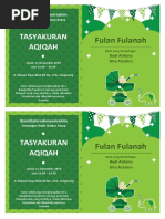 Template Undangan Aqiqah 2 Riyadh Aqiqah