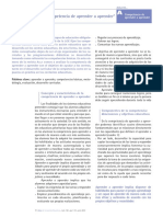 Aprender a aprender: dimensiones y objetivos de la competencia