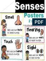 5 Senses Posters Freebie