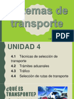 Logística y cadenas de suministro: selección de rutas de transporte