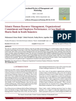 Islamic Human Resource Management, Organizational Commitment and Employee Performance: A Case Study On Sharia Bank in South Sumatera