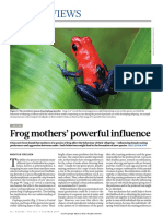 News & Views: Frog Mothers' Powerful Influence