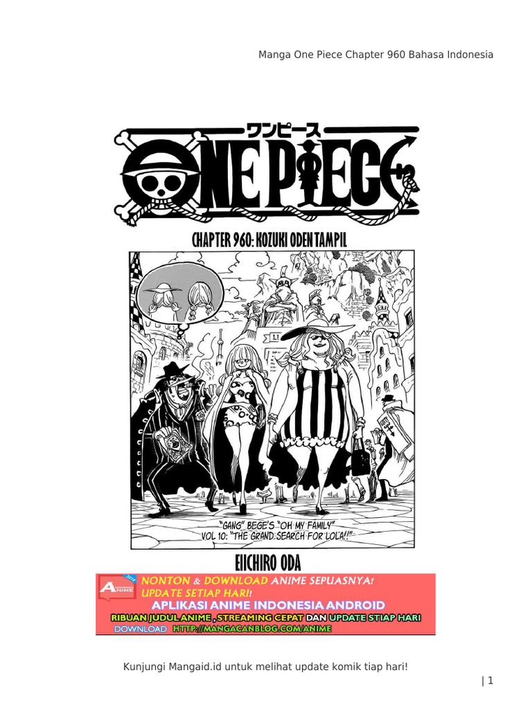 One Piece Chapter 960 Pdf