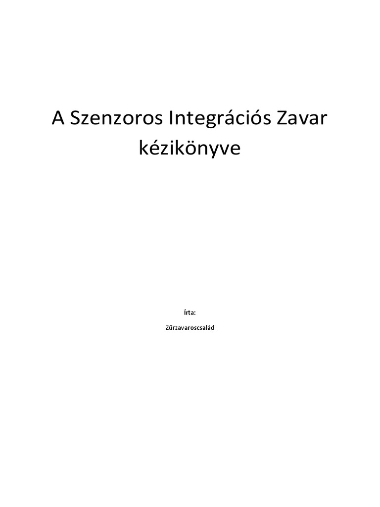 Spd Kezikonyv Pdf