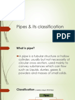 Classification of Pipes