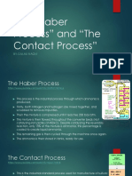 The Haber Process and The Contact Process