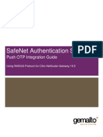 Safenet Authentication Service: Push Otp Integration Guide
