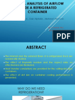 Thermal Analysis of airFLow Inside A Refrigerated Container