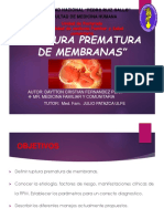 "Ruptura Prematura de Membranas": Unidad de Postgrado Especialidad de Medicina Familiar y Salud Comunitaria