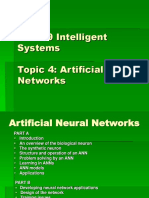 ICT619 Intelligent Systems Topic 4: Artificial Neural Networks