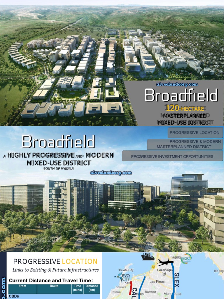 Broadfield: A Modern Mixed-Use District | PDF | Transportation ...