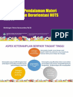 Konsep dan Pendalaman Materi Pembelajaran Berorientasi HOTS