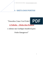 Tabela - Dieta Dos Pontos PDF