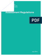 IFoA - Assessment Regulations - FellAssoc - 201907 PDF