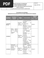 Cronograma Del Curso Sensores 4 Semanas PDF