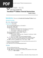 Step-By-Step Turabian Formatting Instructions