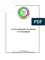 Ley de Valuación Del Estado de Tamaulipas